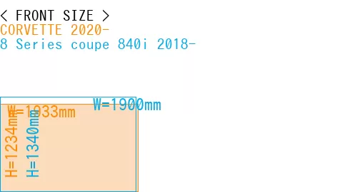 #CORVETTE 2020- + 8 Series coupe 840i 2018-